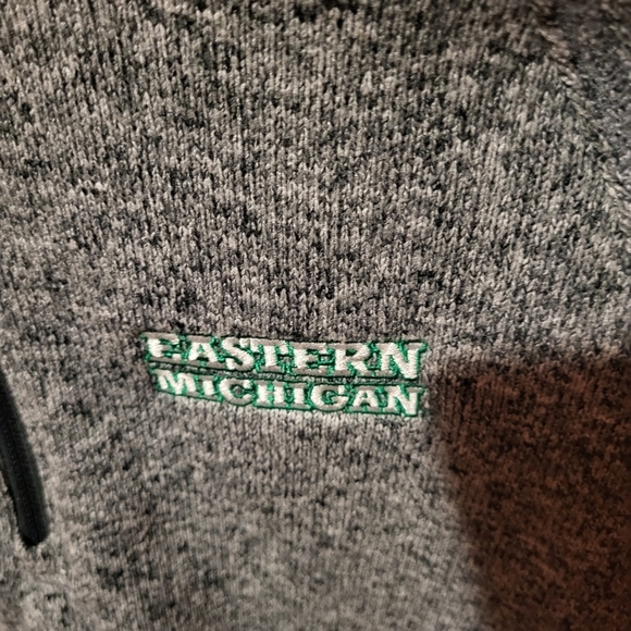 Champion Eastern Michigan University Womens Quarter 1/4 Zip Sweatshirt Sz Medium - Picture 7 of 7